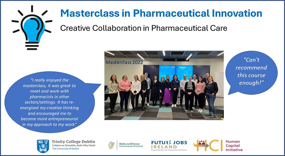 Pharmaceutical Innovation Masterclass advert