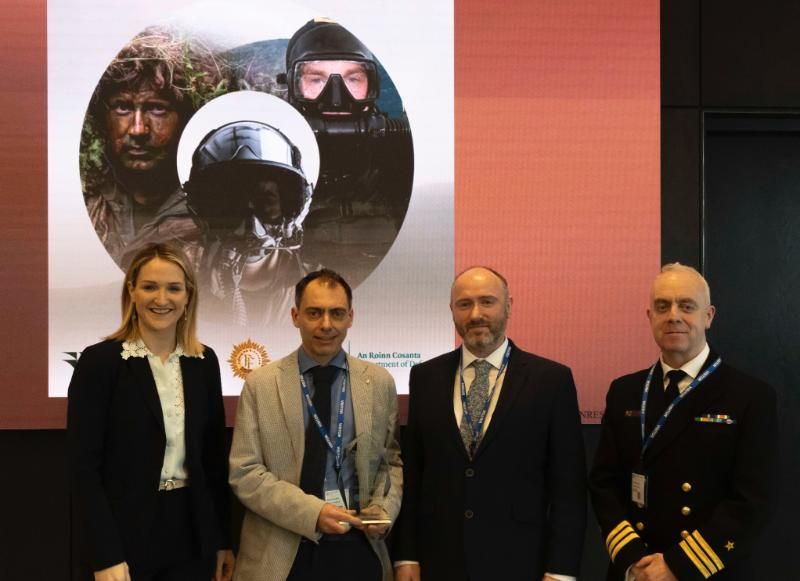 Sea-Scan winning team, including Prof. Marco Ruffini and Dr John Kennedy