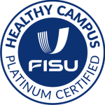 Blue logo reads Healthy Campus FISU